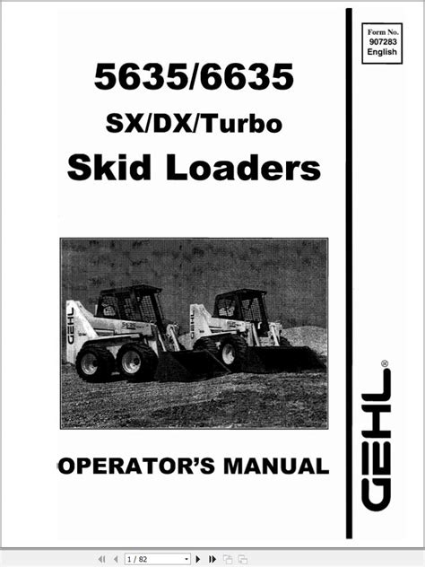 gehl 6635 skid steer repair manual|gehl skid steer parts diagram.